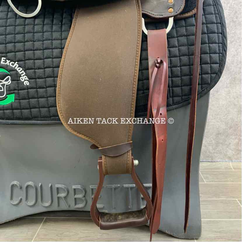 **SOLD** 2022 Circle Y High Horse 6914 Diasetta Cordura Trail Western Saddle, 17" Seat, Wide Tree - Full QH Bars