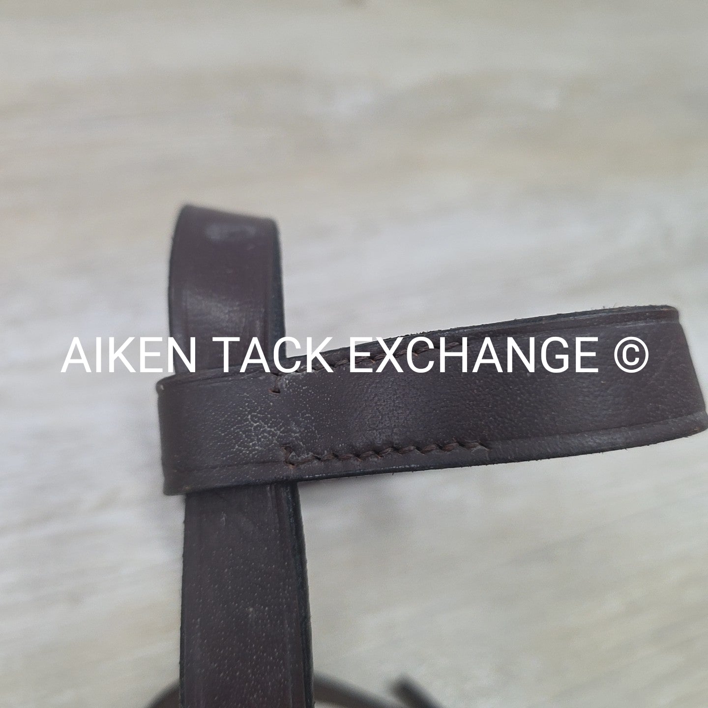 Leather Lunging Cavesson, Brown, Size Full