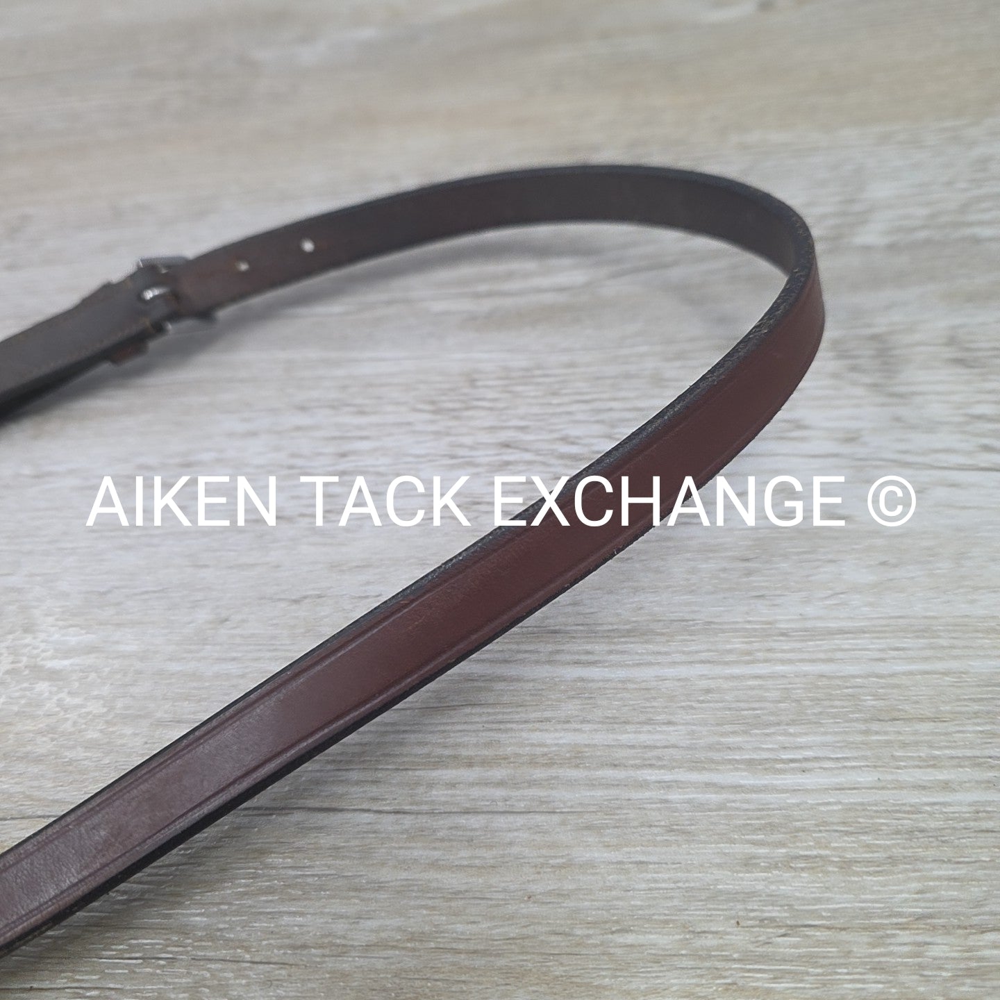 Flat Plain Figure 8 Noseband, Brown, Oversize