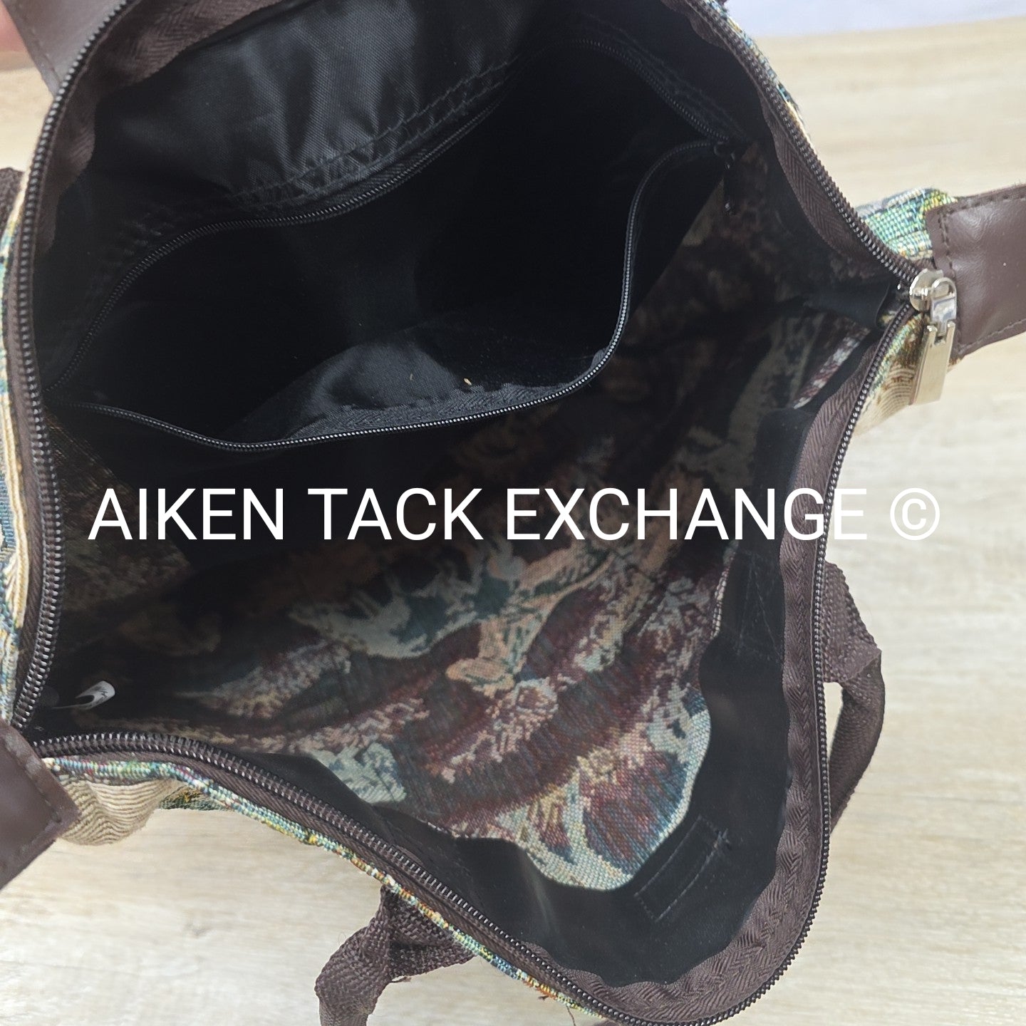Equestrian Print Tote Bag