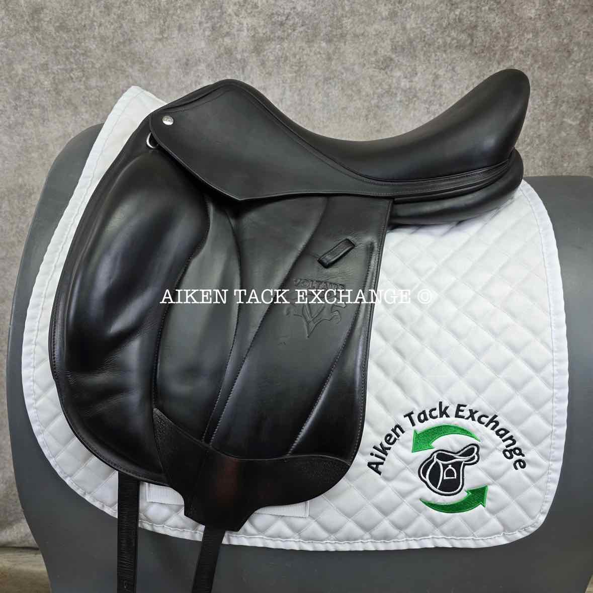2015 Voltaire Adelaide Monoflap Dressage Saddle, 18" Seat, 3AA Flap, Medium Wide Tree, PRO Panels, Full Buffalo Leather