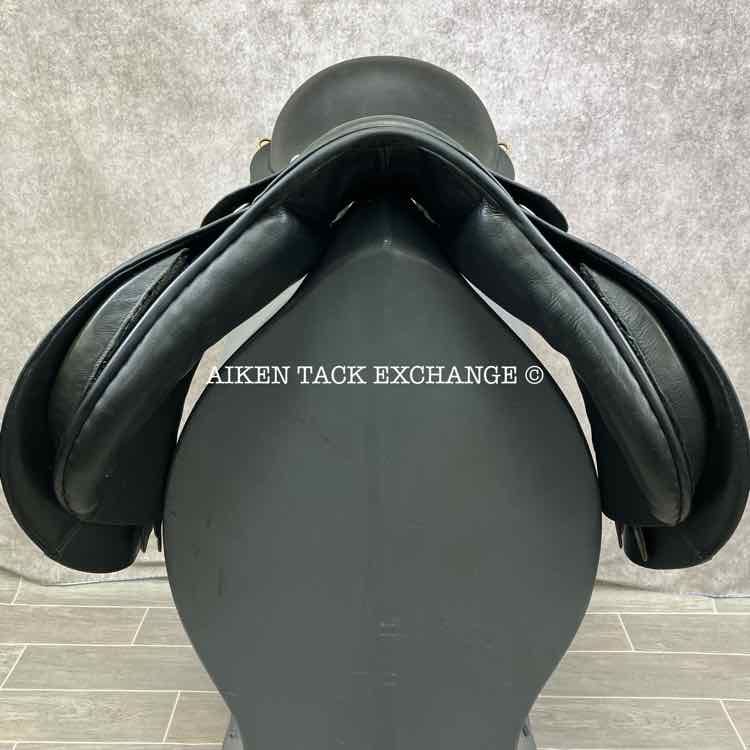 2003 Frank Baines Balance Zenith GPJ Saddle, 18" Seat, Extra Wide Hoop Tree, Wool Flocked Panels