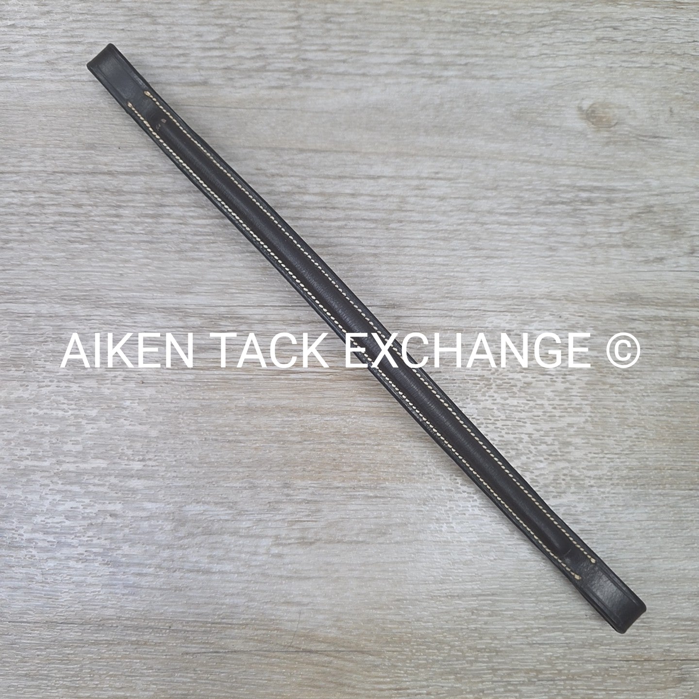 Round Raised Browband, Brown, Size 13.5"