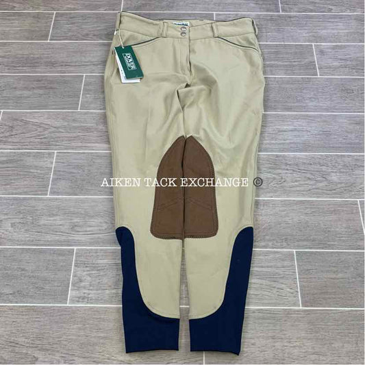 Dover Saddlery Wellesley Knee Patch Breeches, Size 30