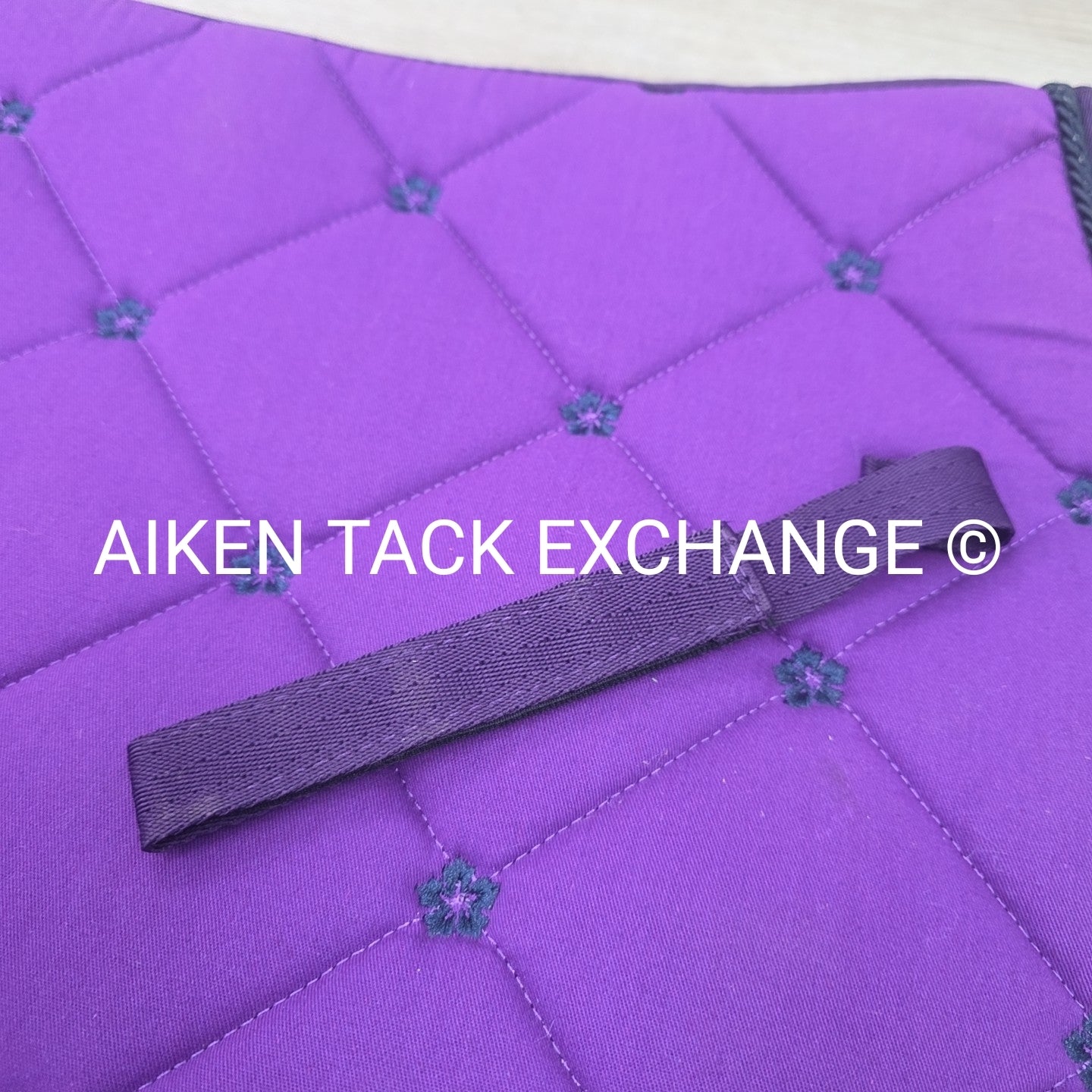 Centaur Hibiscus All Purpose Saddle Pad, Purple, Brand New