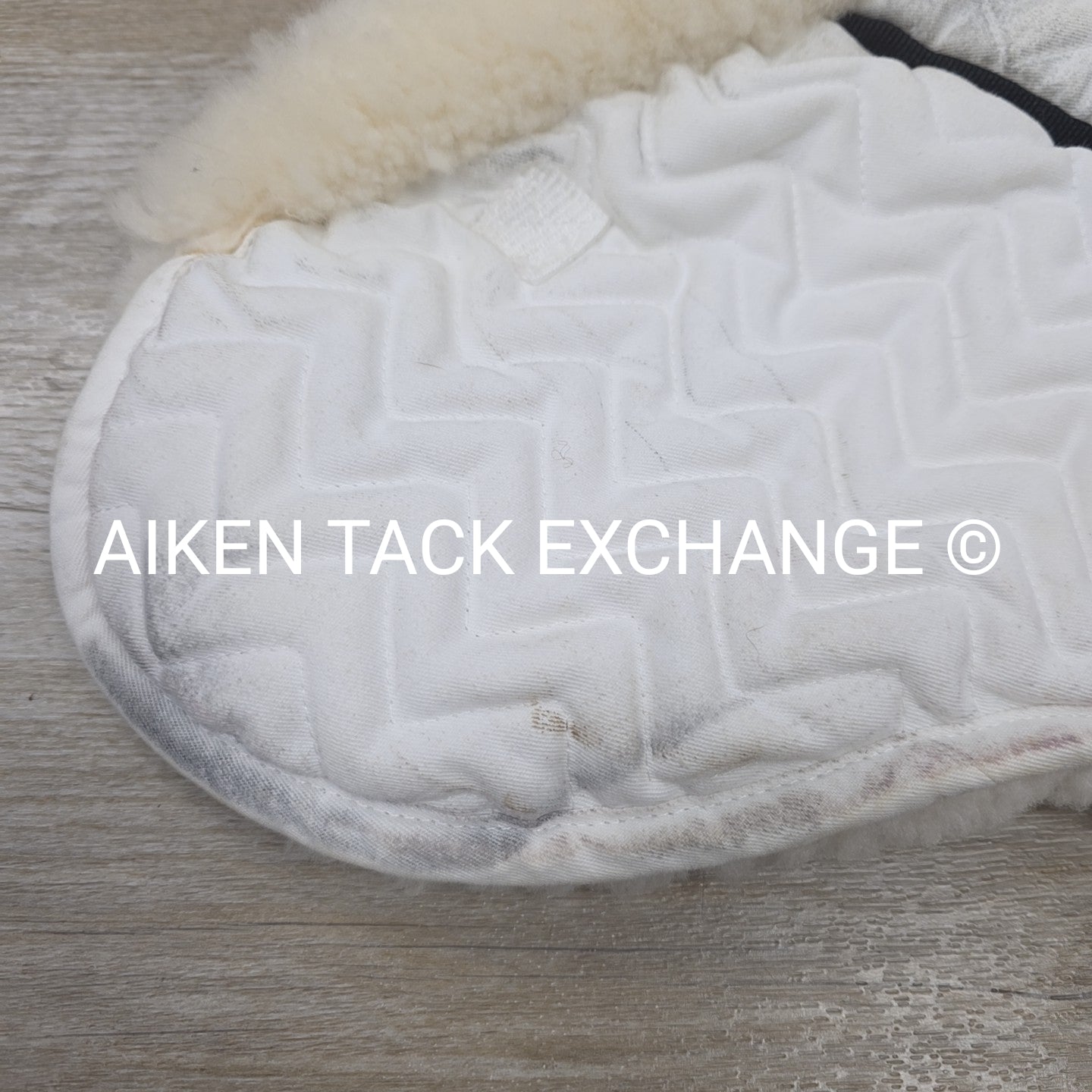 Fleeceworks FXK Sheepskin Half Pad w/ Plain Edge