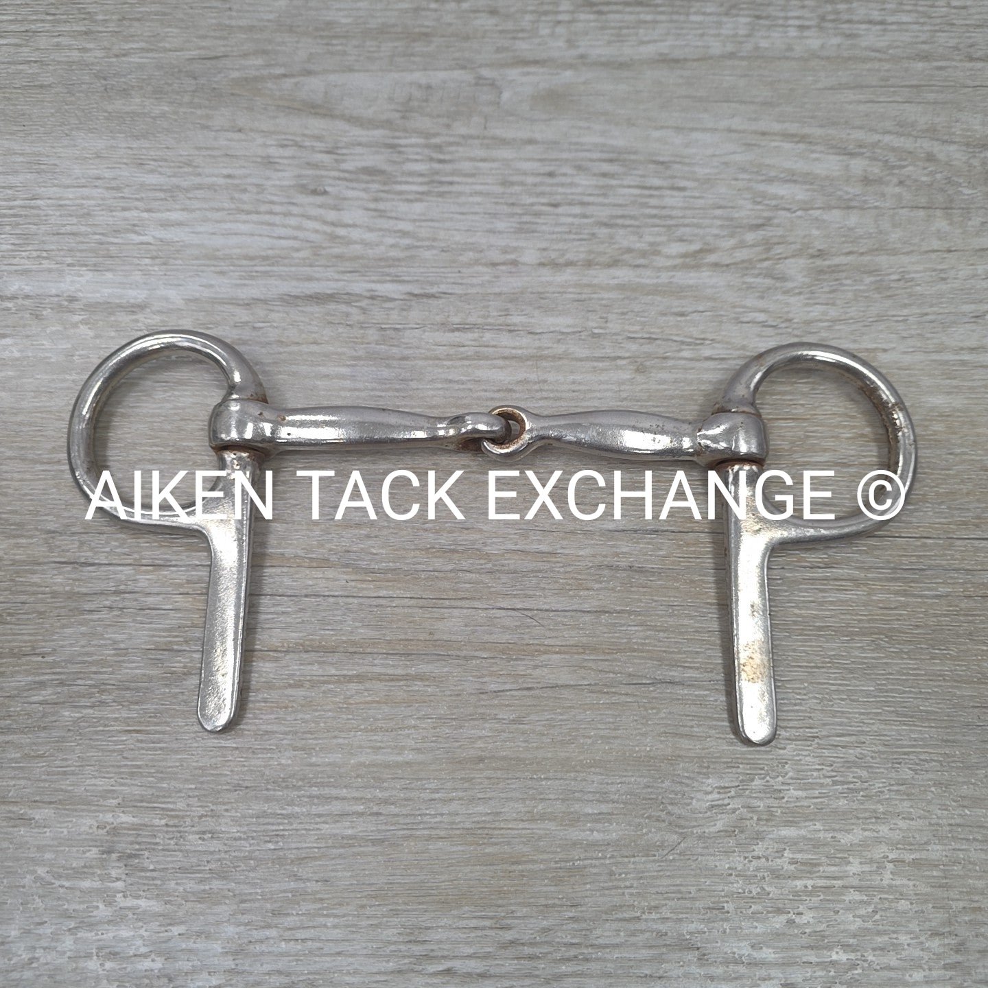 Plated Single Joint Half Cheek Bit 5"