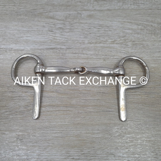 Plated Single Joint Half Cheek Bit 5"