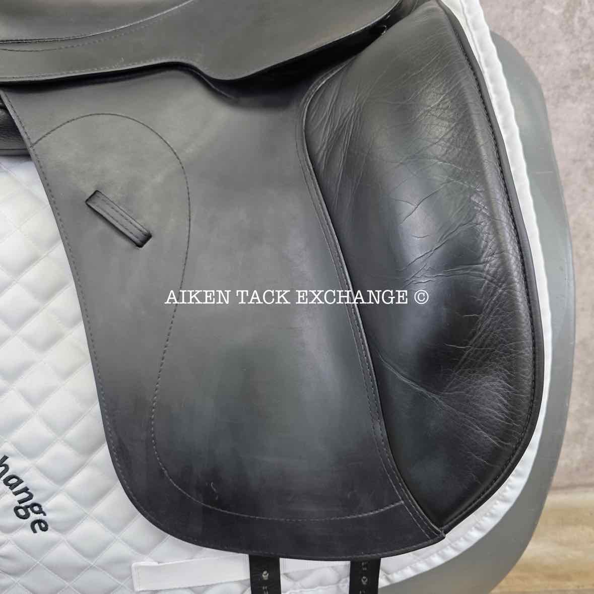 Patrick Profile Dressage Saddle, 17.5" Seat, Adjustable Tree - Changeable Gullet, Wool Flocked Panels