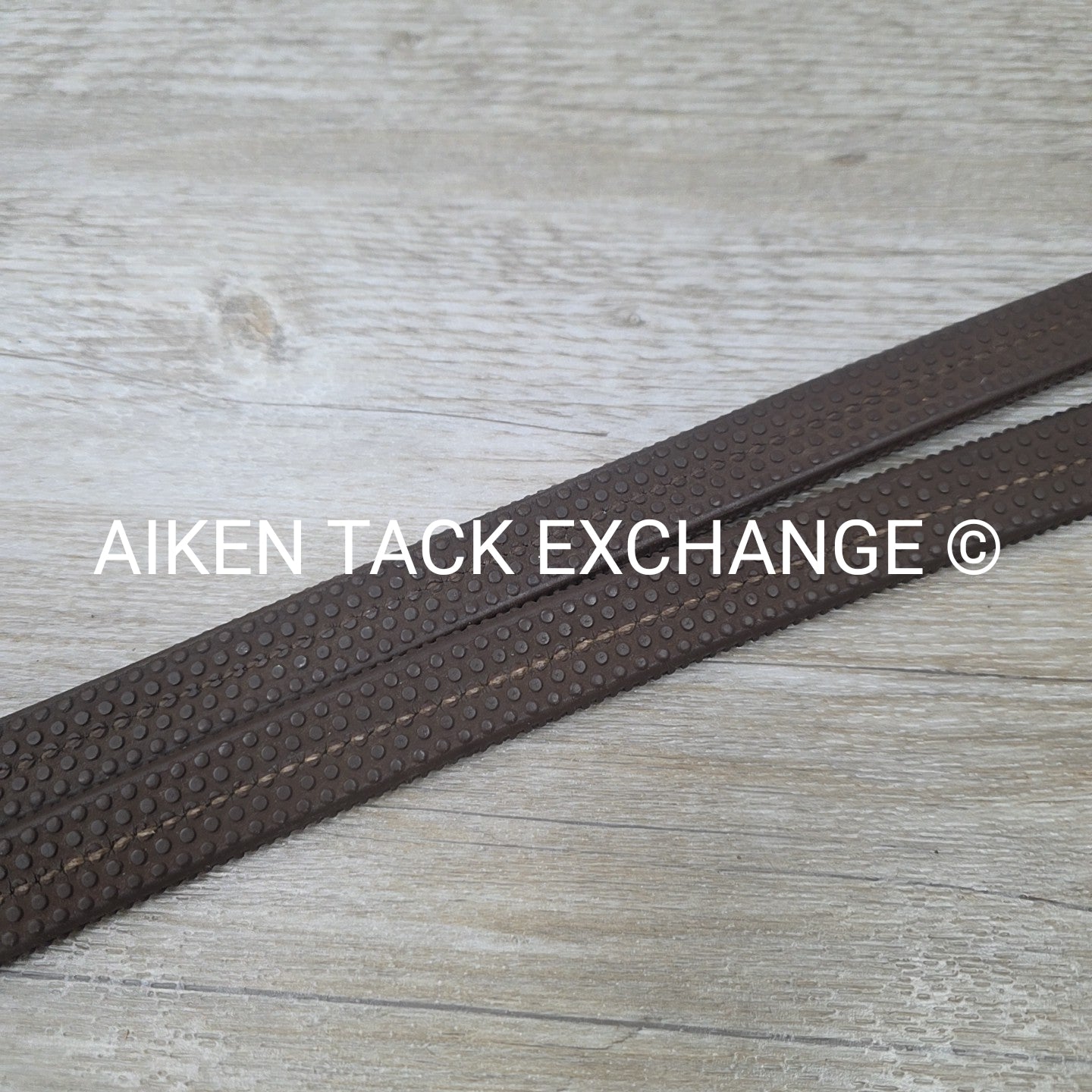 Nunn Finer Heavy Duty Rubber Reins, Brown, 60"