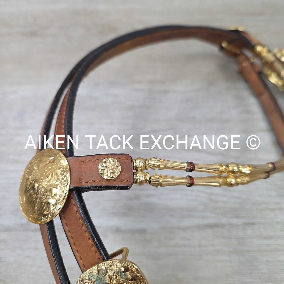 Western Show Bridle with Matching Split Reins