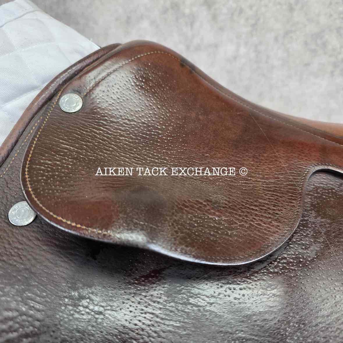 Hermes Steinkraus Close Contact Jump Saddle, 18" Seat, Medium Tree, Foam Panels