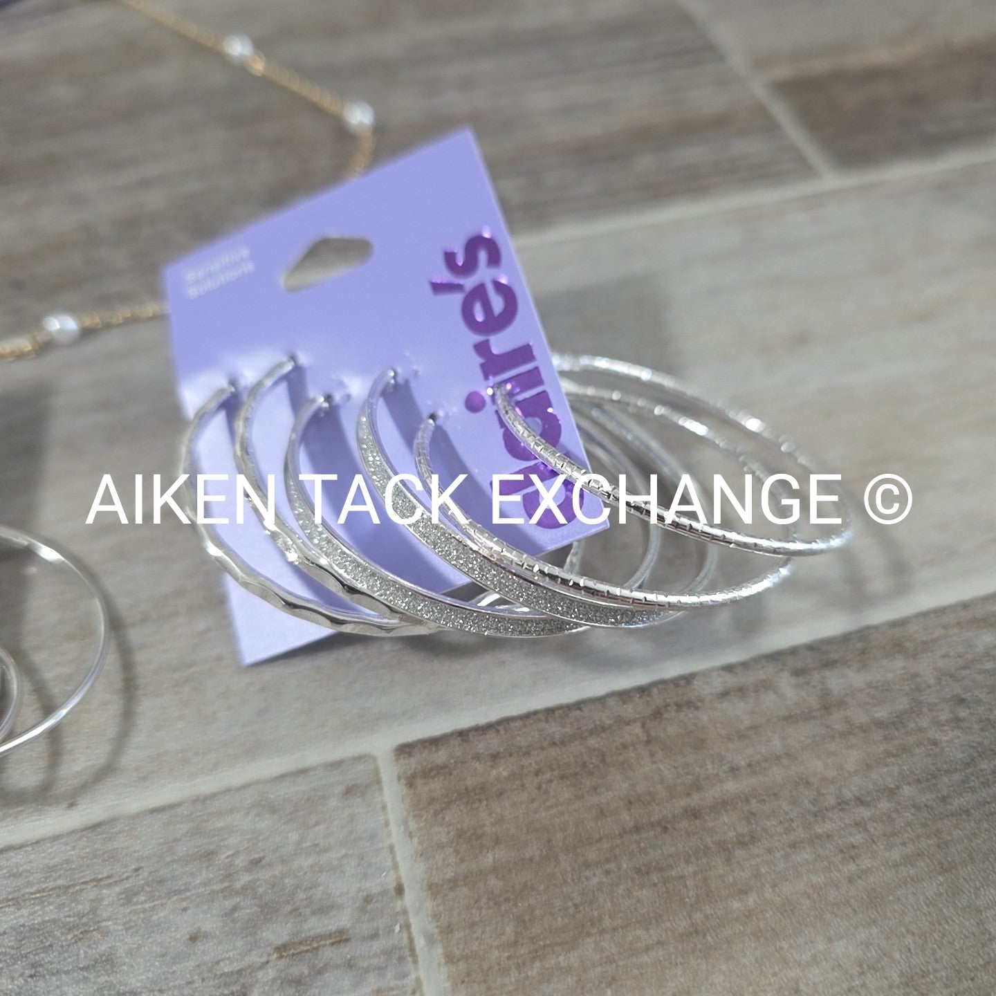 Claire's Jewelry Bundle - 2 Packs of Earrings, 1 Necklace