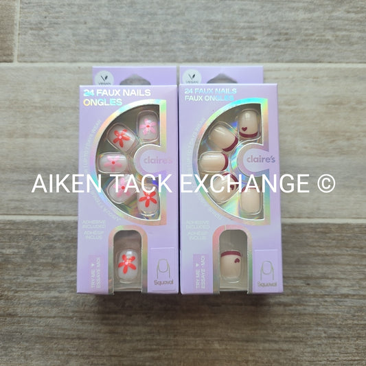 Claire's Press-On Nails (2 Sets) - 24 Count Each (48 Total)