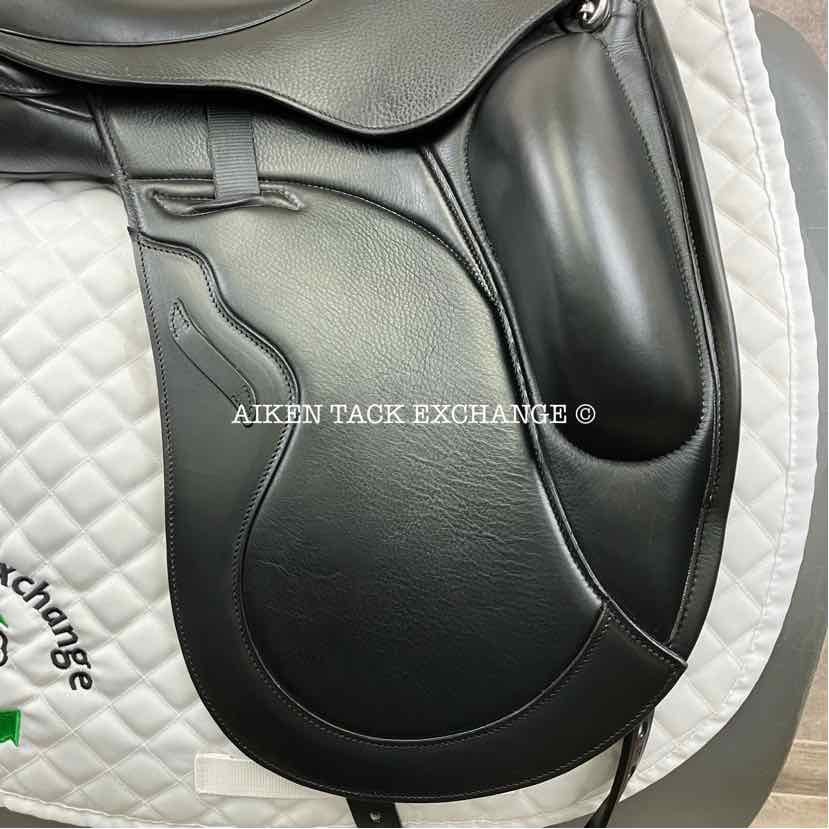 2024 Envy by Custom Saddlery Motion Monoflap Dressage Saddle, 17.5" Seat, Adjustable Tree, Wool Flocked Panels