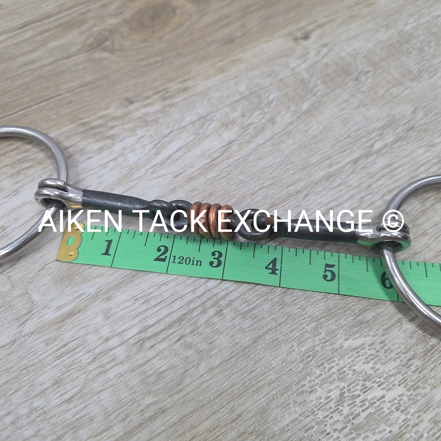 Sweet Iron Double Joint Loose Ring Bit with Copper Rings 5.5"