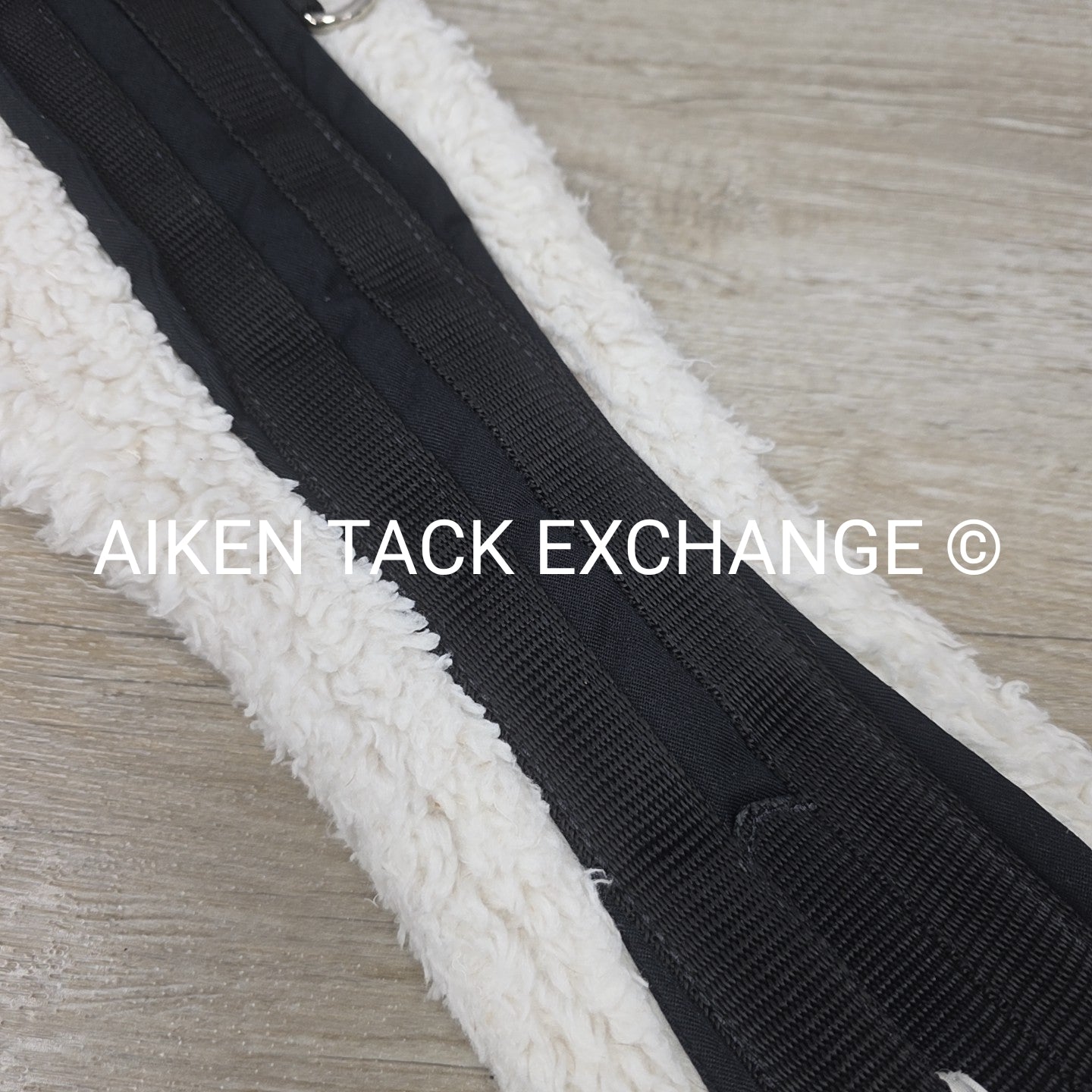 Fleece Girth with Double End Elastic, Black, 42"