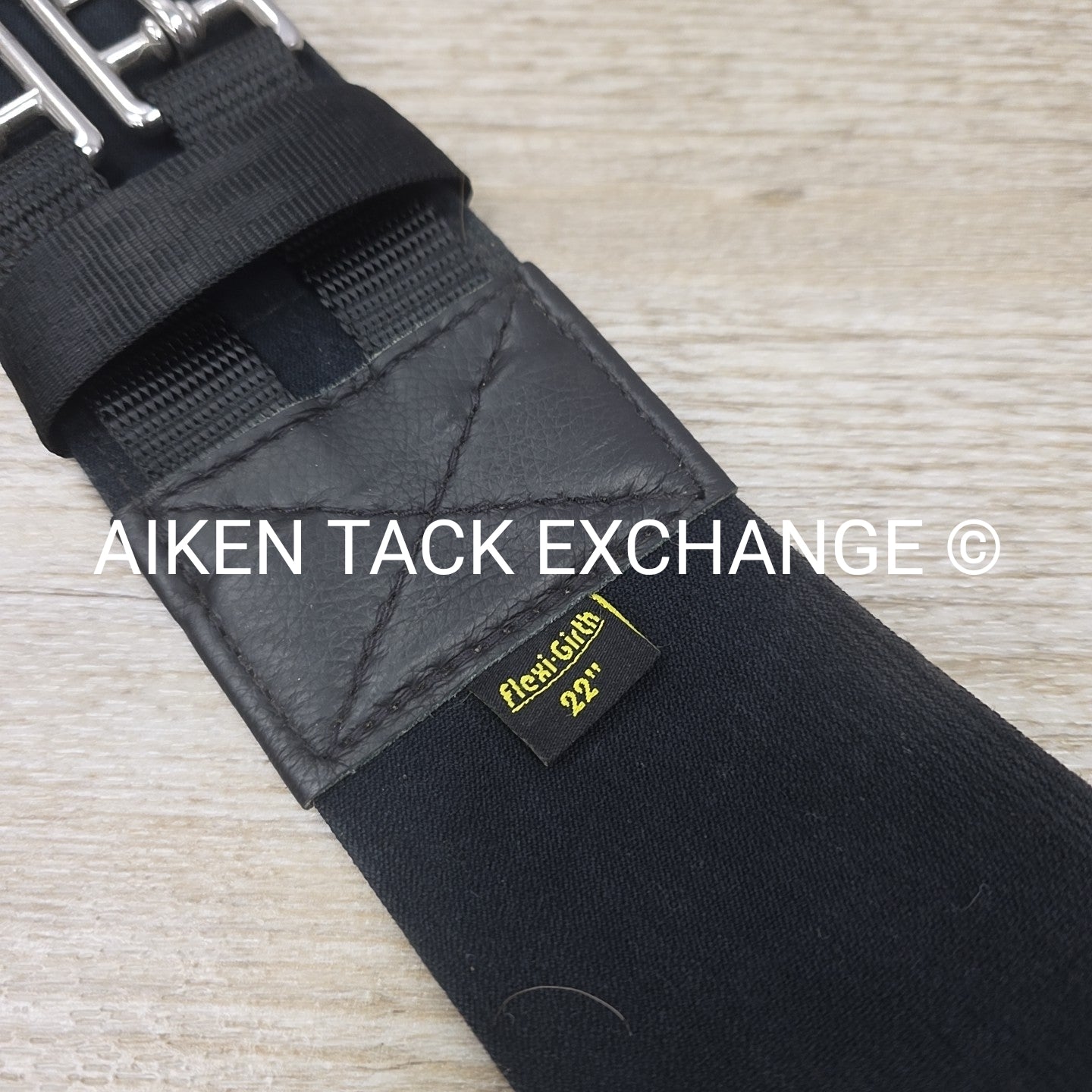 Flexi-Girth Dressage / Treeless Girth, Black, 22"
