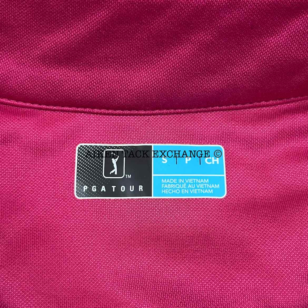 PGA Tour Fleece Pull Over JAcket, Size Small