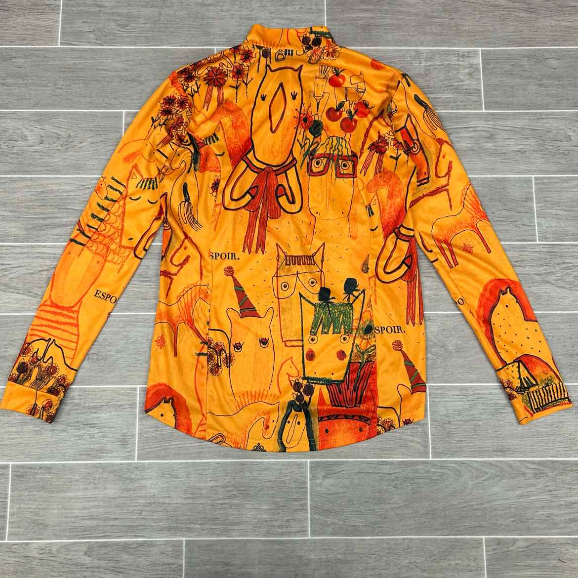 Espoir Long Sleeve 1/4 Zip Top, Size X-Large