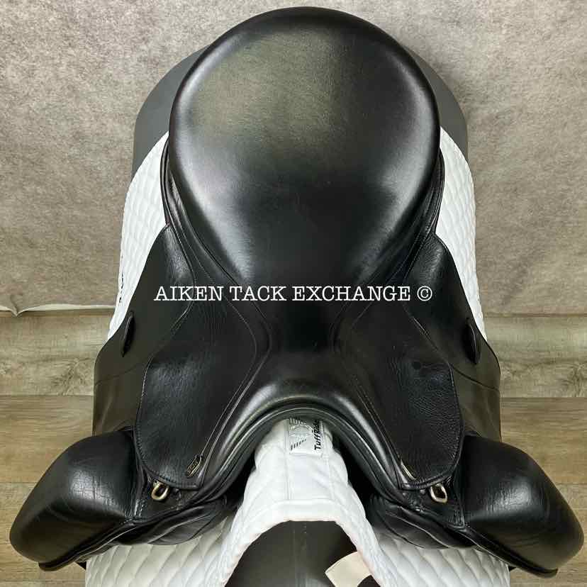 2015 PDS Carl Hester Showtime Alto Dressage Saddle, 17.5" Seat, Adjustable Tree - Changeable Gullet, Wool Flocked Panels