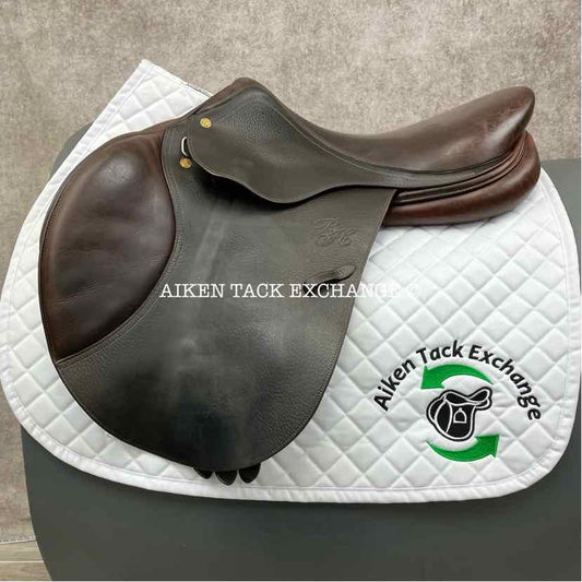 Bruno De Heusch - BDH Close Contact Jump Saddle, 17" Seat, Medium Tree, Foam Panels