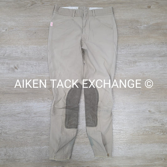 Tailored Sportsman Trophy Hunter Knee Patch Breeches, Size 30