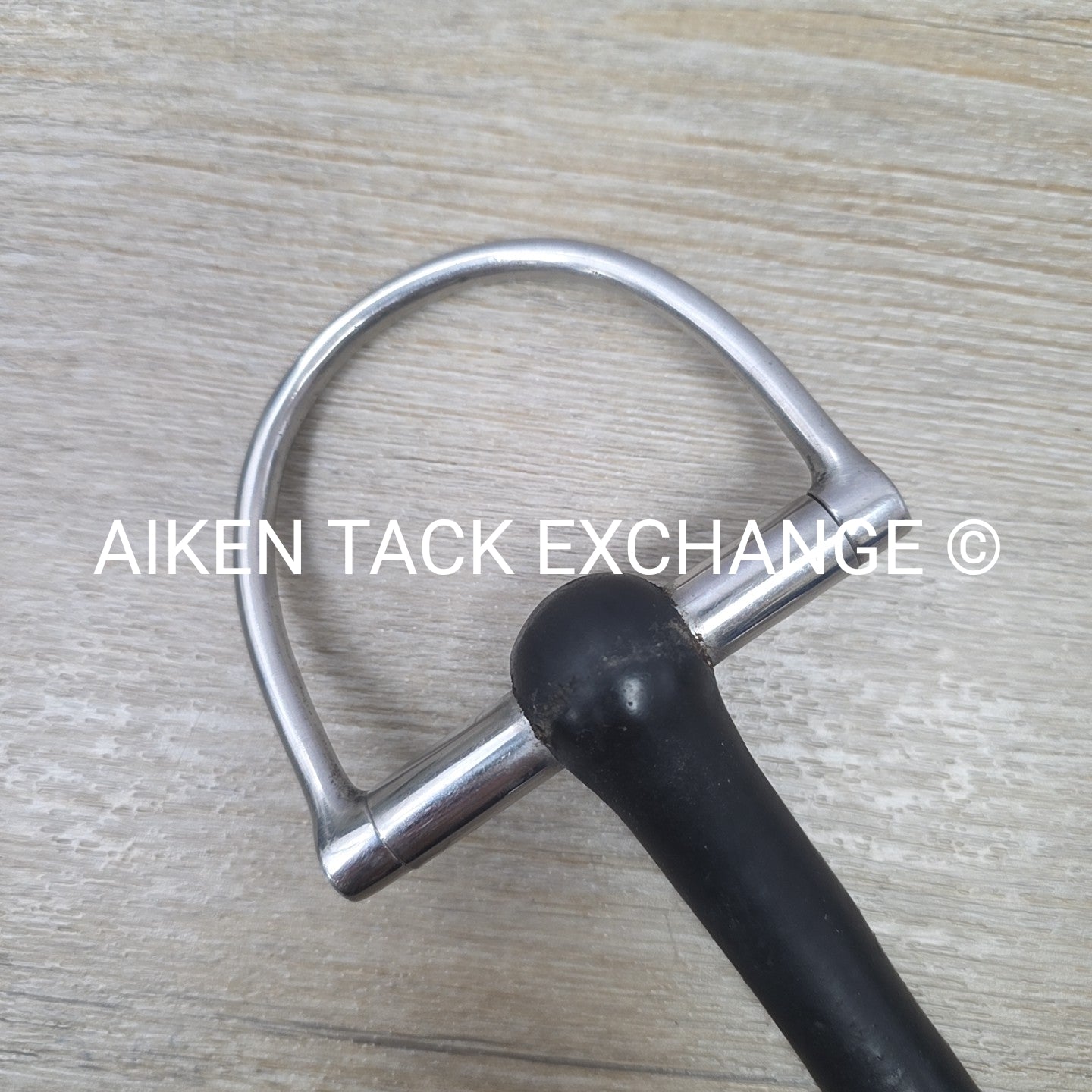 Hard Rubber Mullen Mouth D Ring Bit 5"