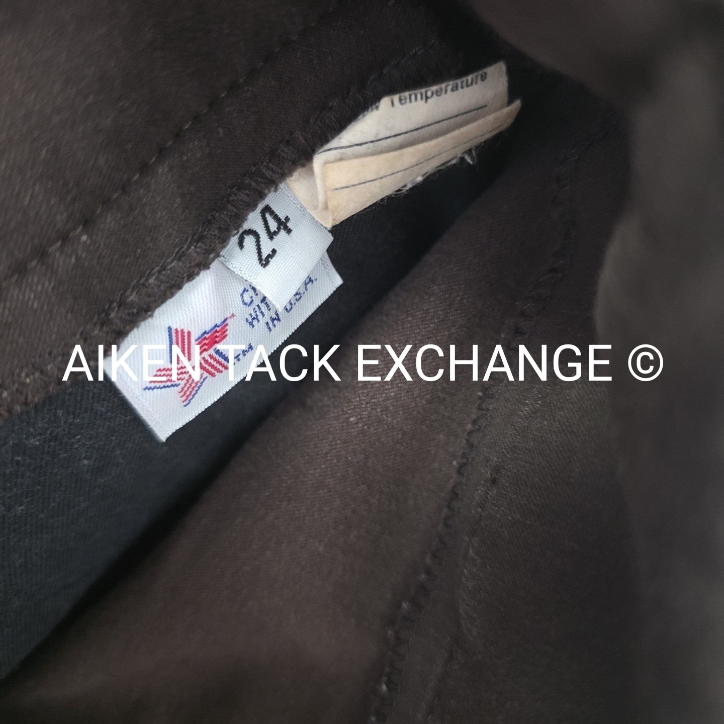 Tailored Sportsman Trophy Hunter Knee Patch Breeches, Size 24