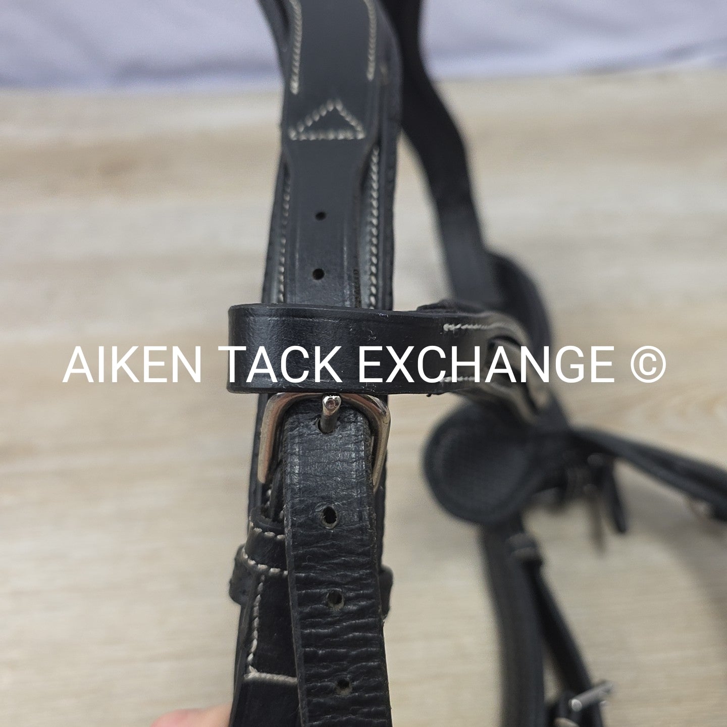 Jump'In One Manhattan Anatomic Bridle, No Reins, Black, Size Full