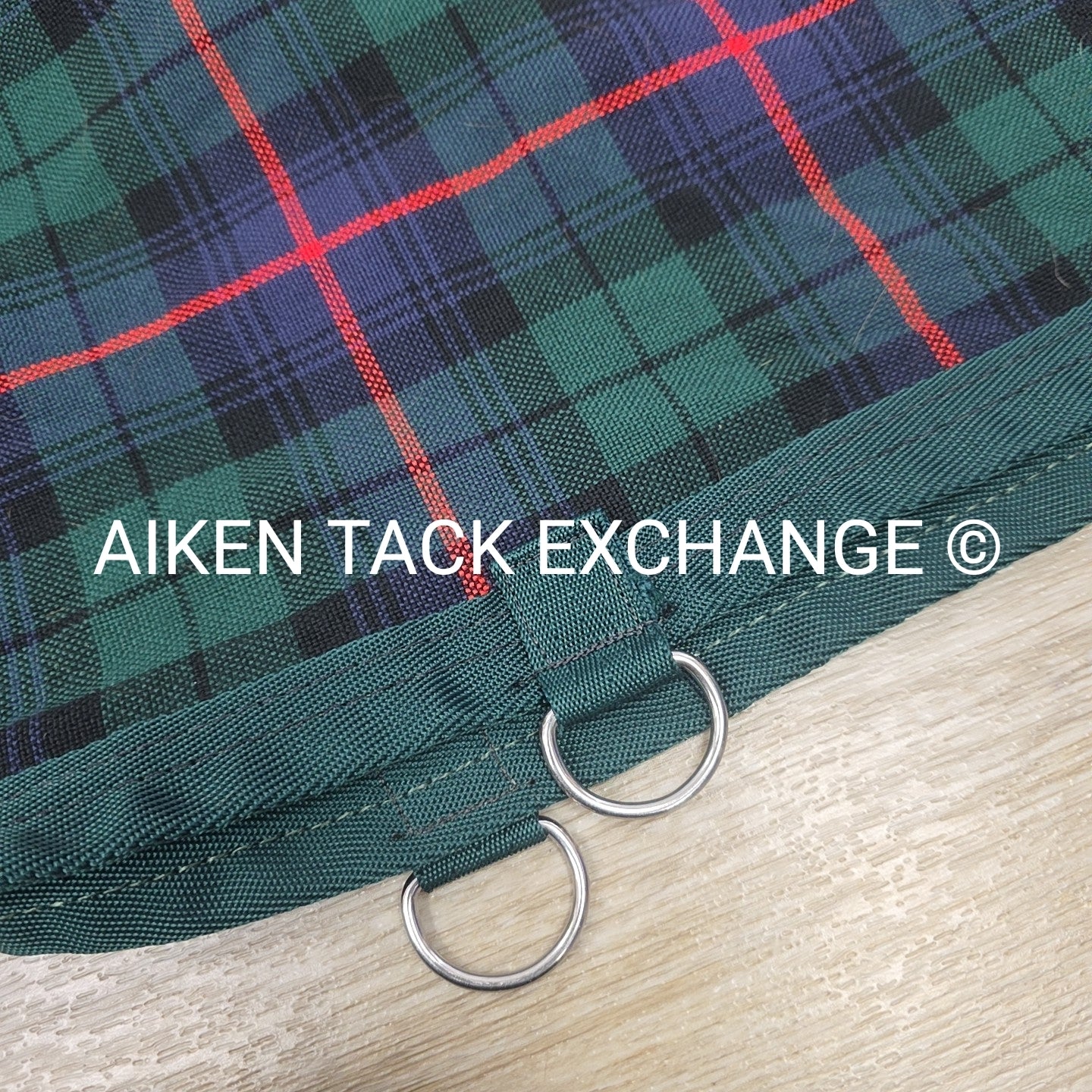 5/A Baker Original Tartan Plaid Stable Sheet, Size 72"