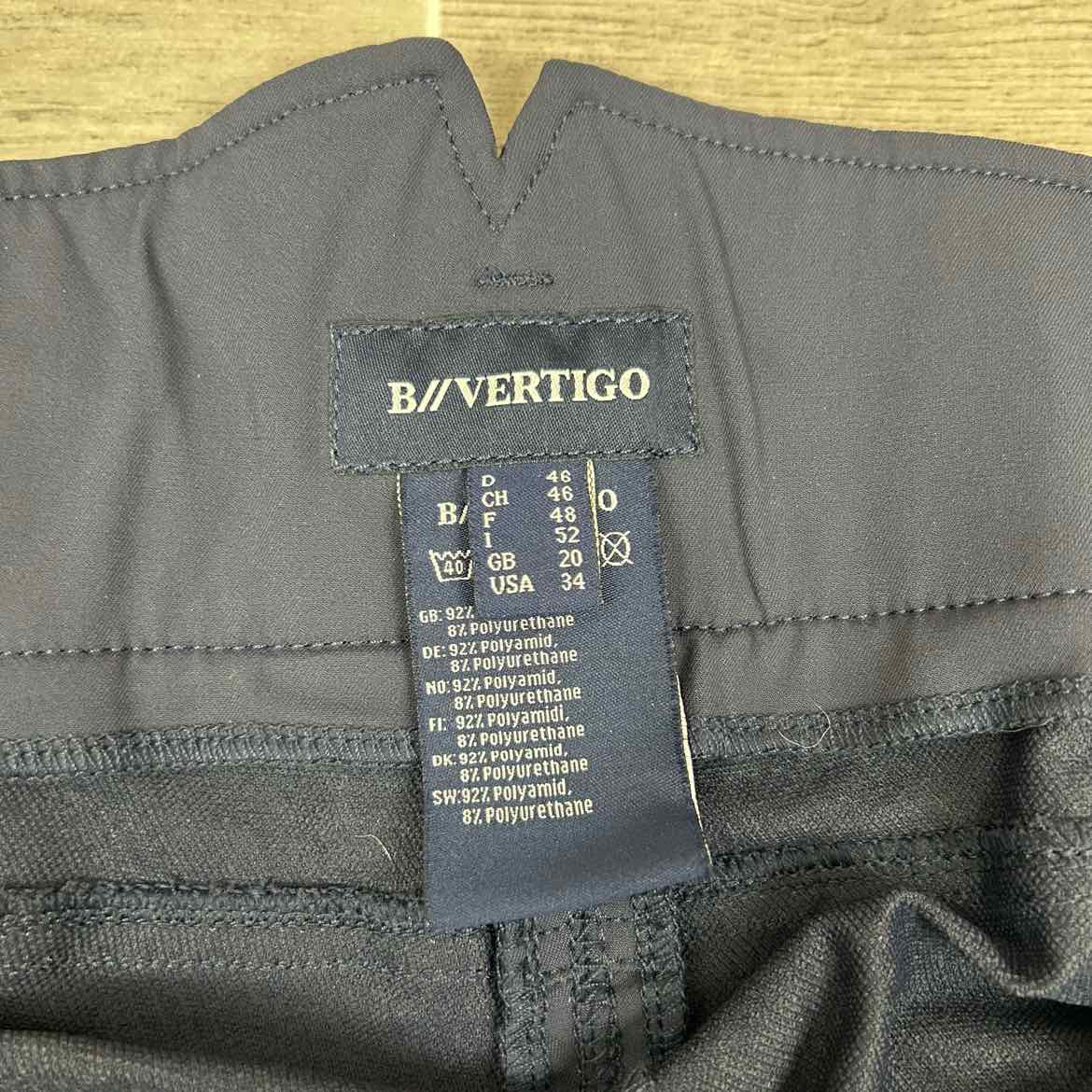 B Vertigo Tiffany Silicone Full Seat Breeches, Size 34