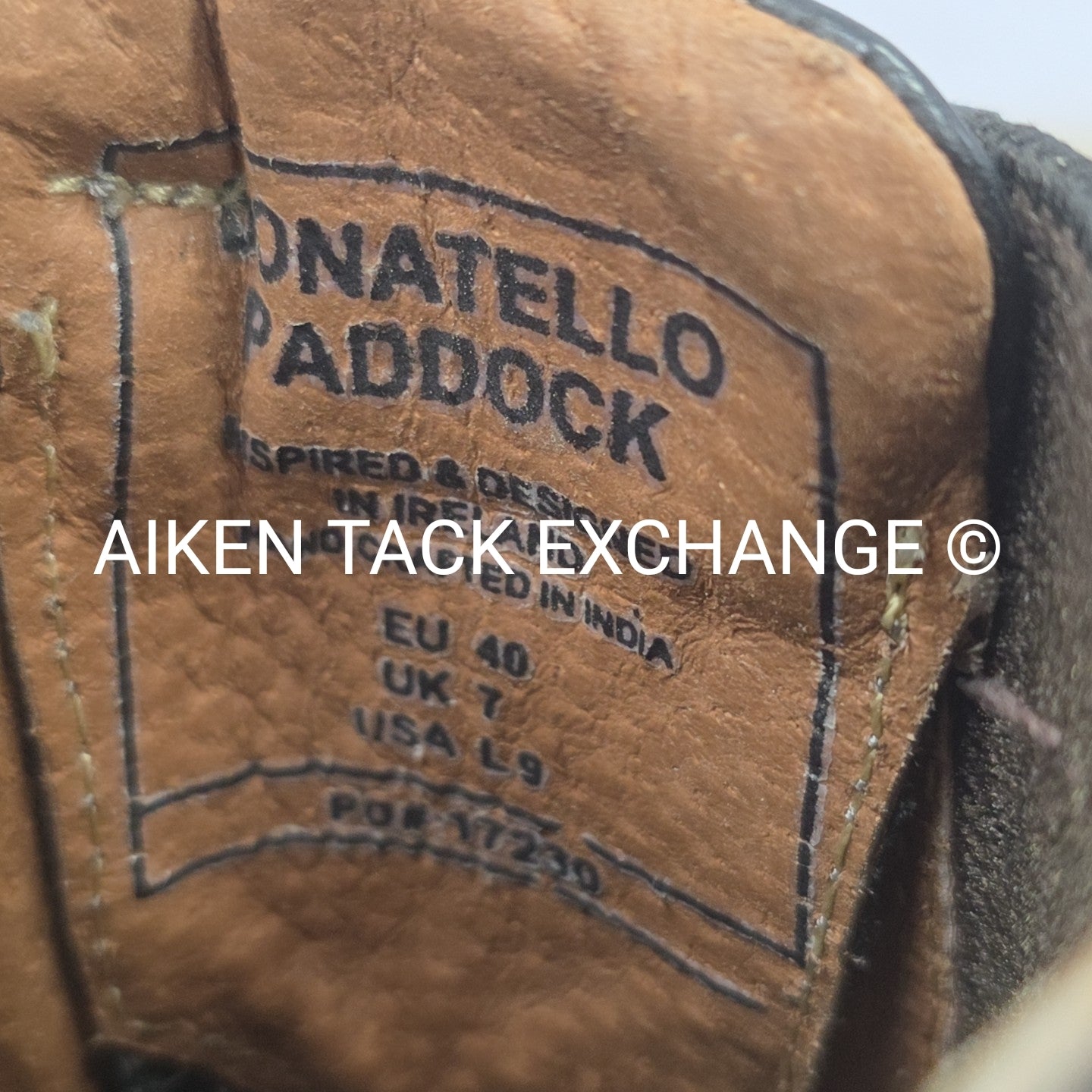 Tredstep Donatello Zip Paddock Boots, Size 40