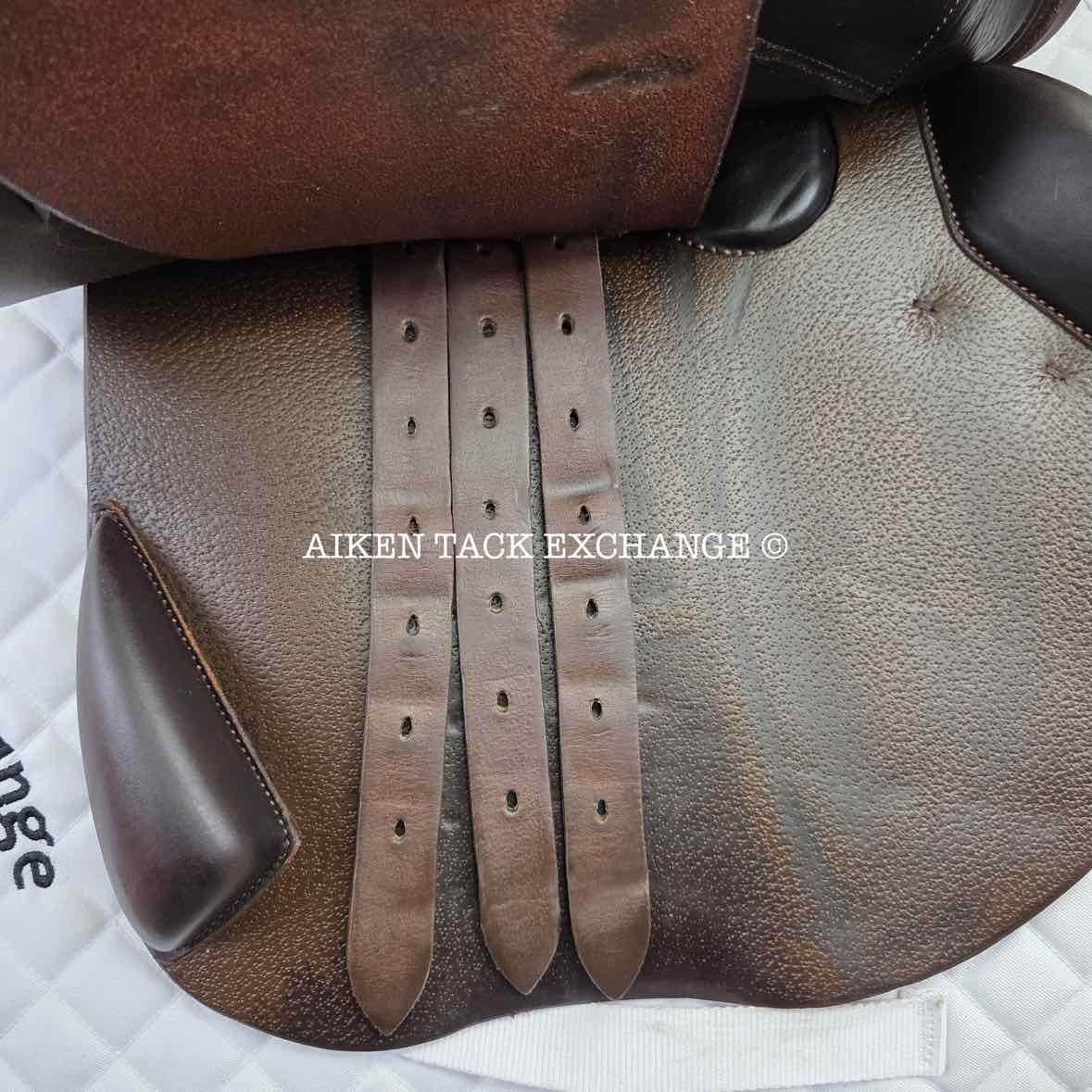 **SOLD** 2014 Bruno Delgrange Virtuose Jump Saddle, 17.5" Seat, 5X Flap, Medium Tree, Foam Panels