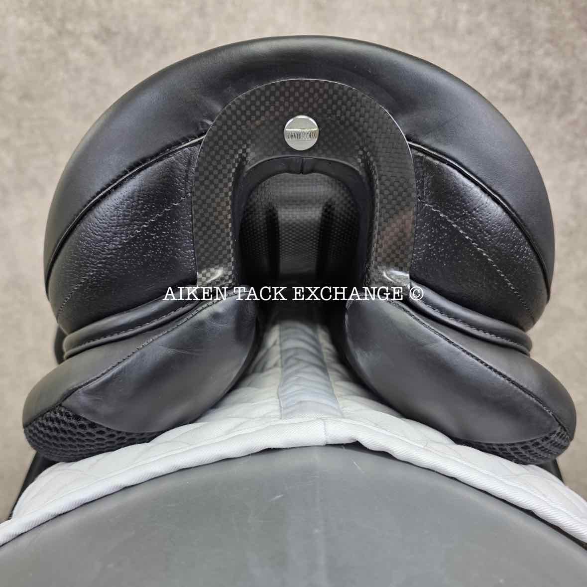 2022 Devoucoux Makila Harmonie Monoflap Dressage Saddle, 17.5" Seat - 002, 2A Flap, Dynamick Tree - Medium, D3D Panels, Full Buffalo Leather