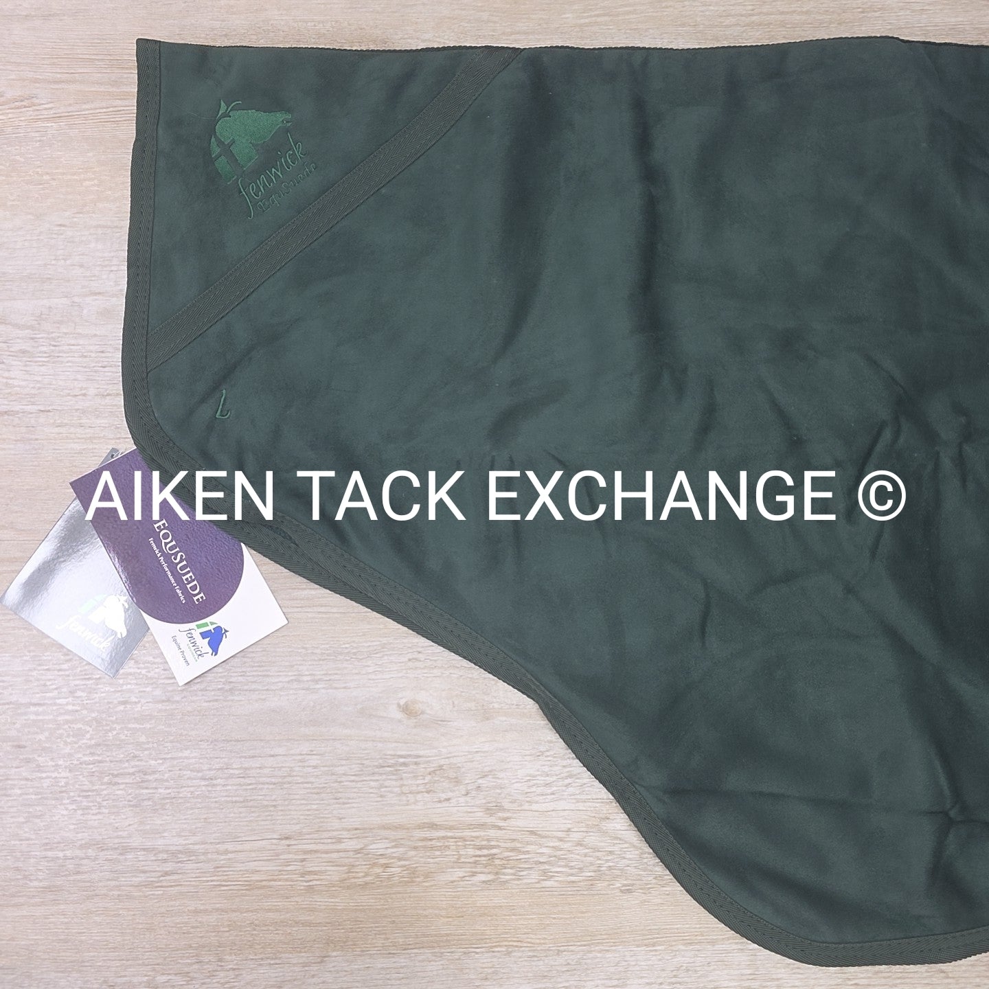 Fenwick Equestrian EquSuede Quarter Sheet, Green, Size Large