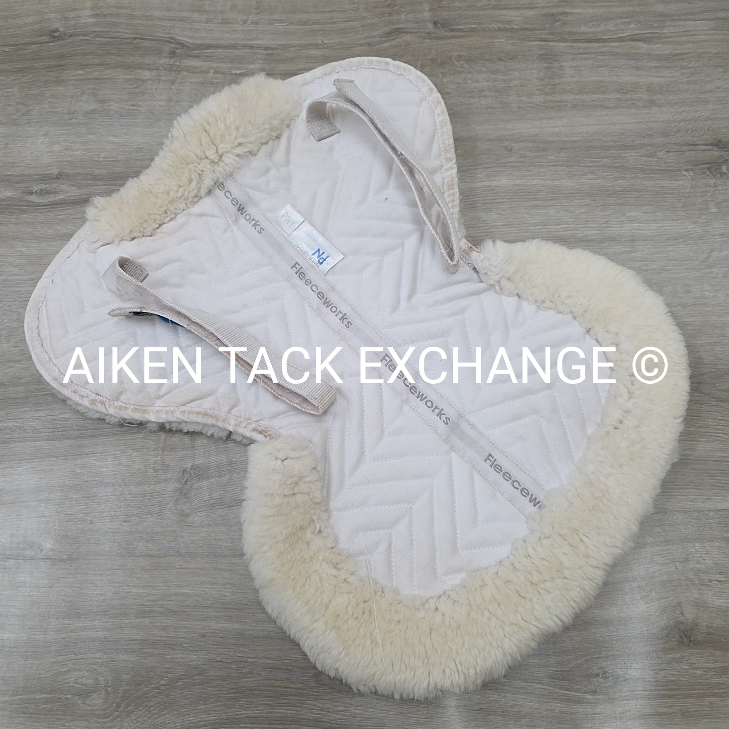 Fleeceworks Sheepskin Classic Original Half Pad with Rolled Edge, Pony