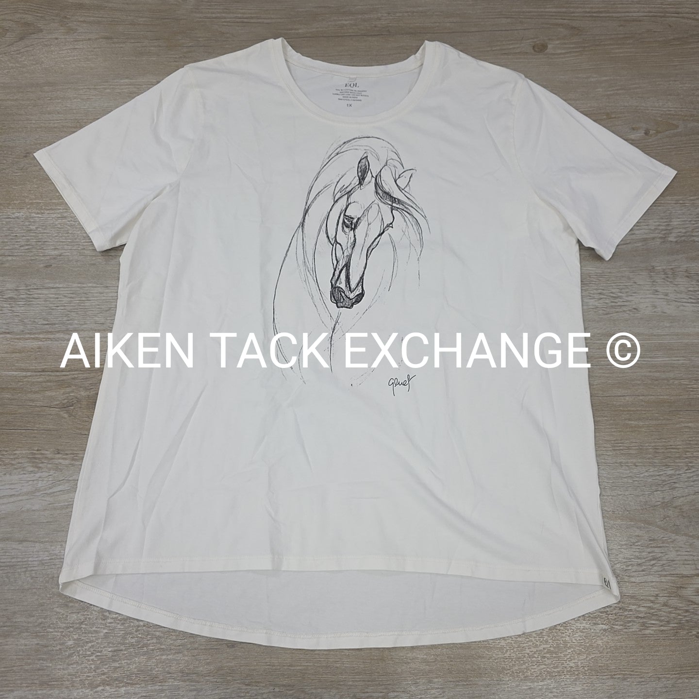 EQL by Kerrits Graceful Horse T-Shirt, Size 1X