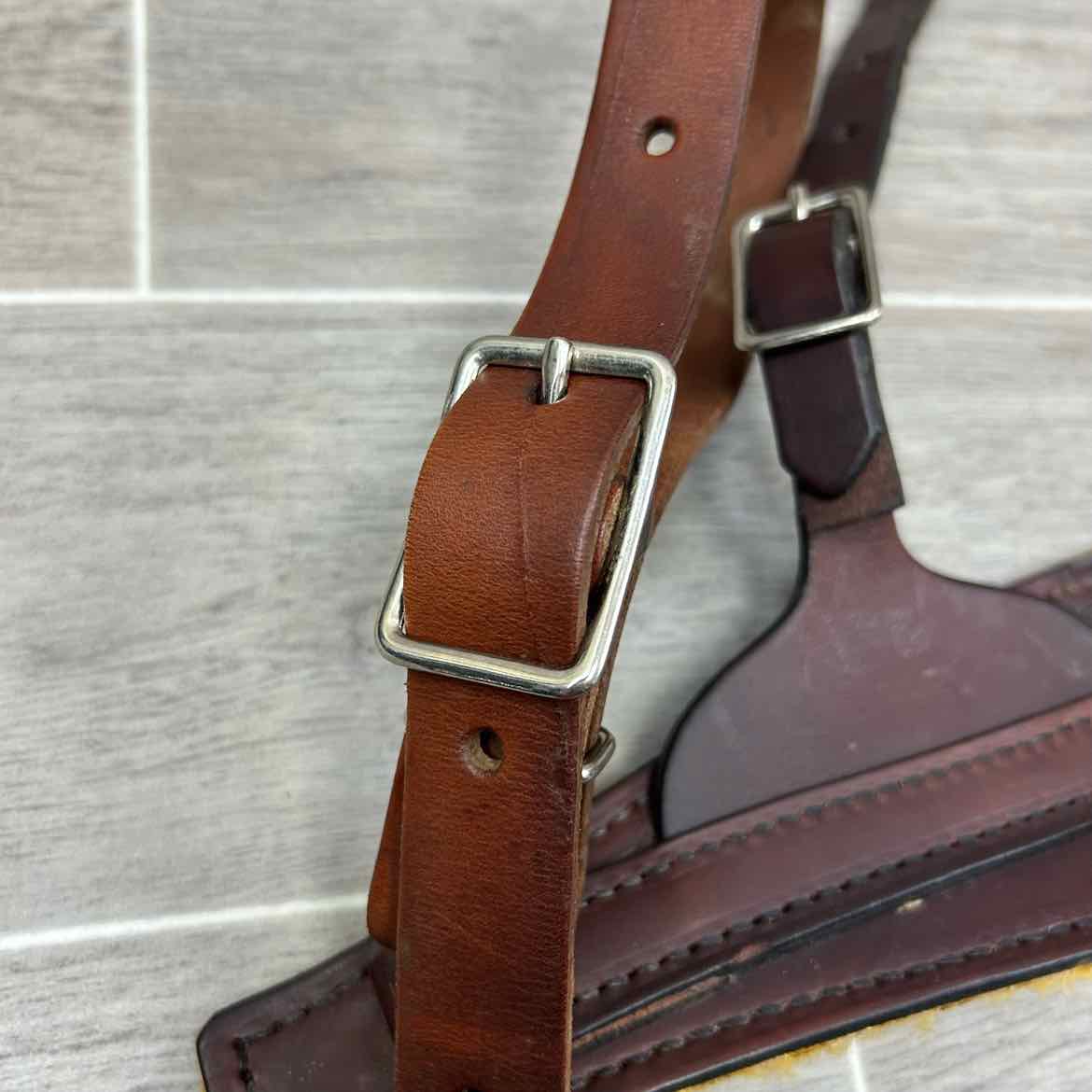 Tooled Leather Roper Breastcollar