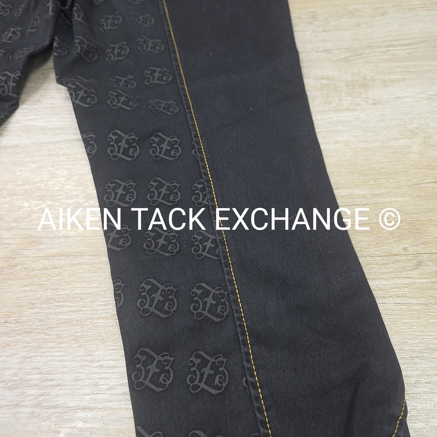 Horze Jessie Denim Silicone Grip Full Seat Breeches, Women's 30