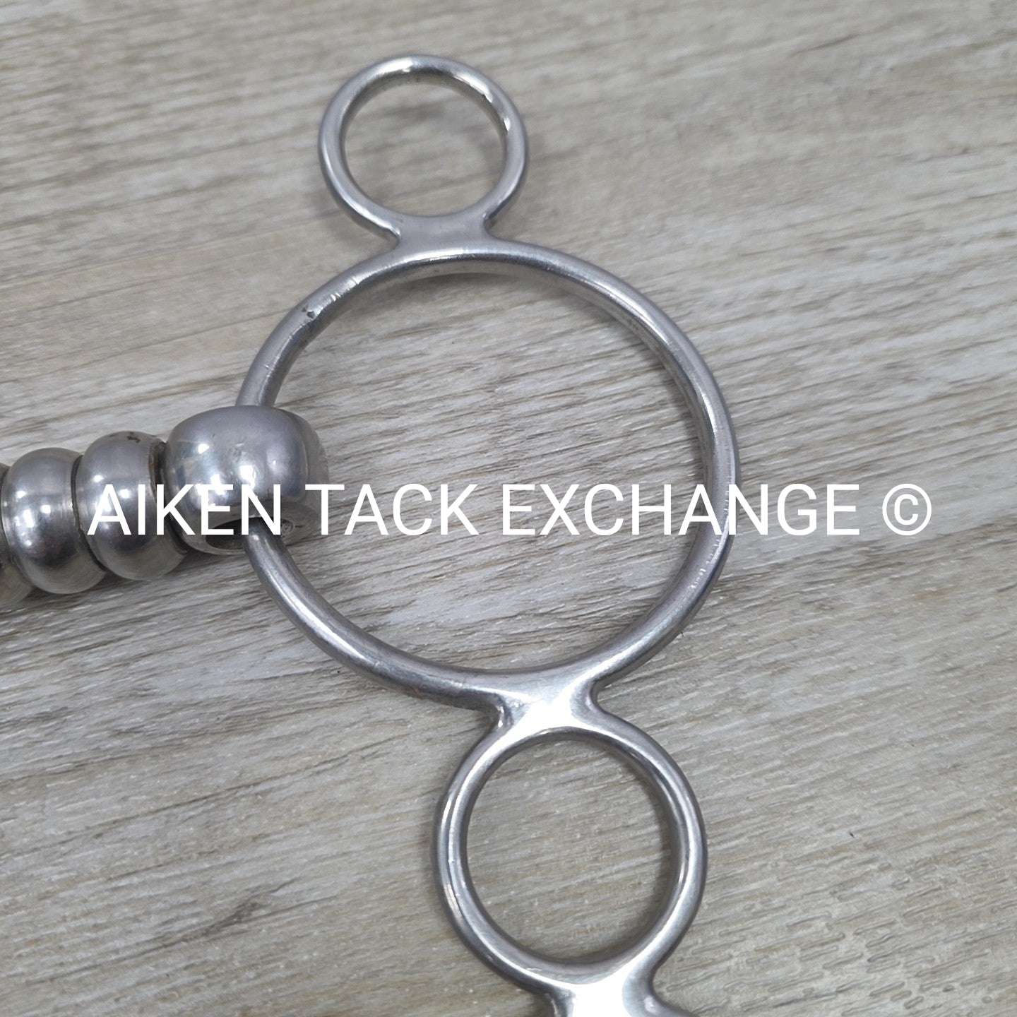 Single Joint Cherry Roller 3 Ring Gag Bit 5.5"