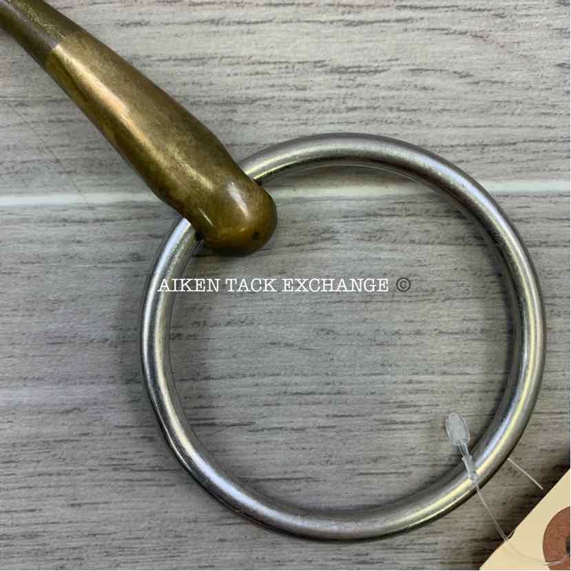 Herm Sprenger Aurigan Single Joint Loose Ring Bit 6"