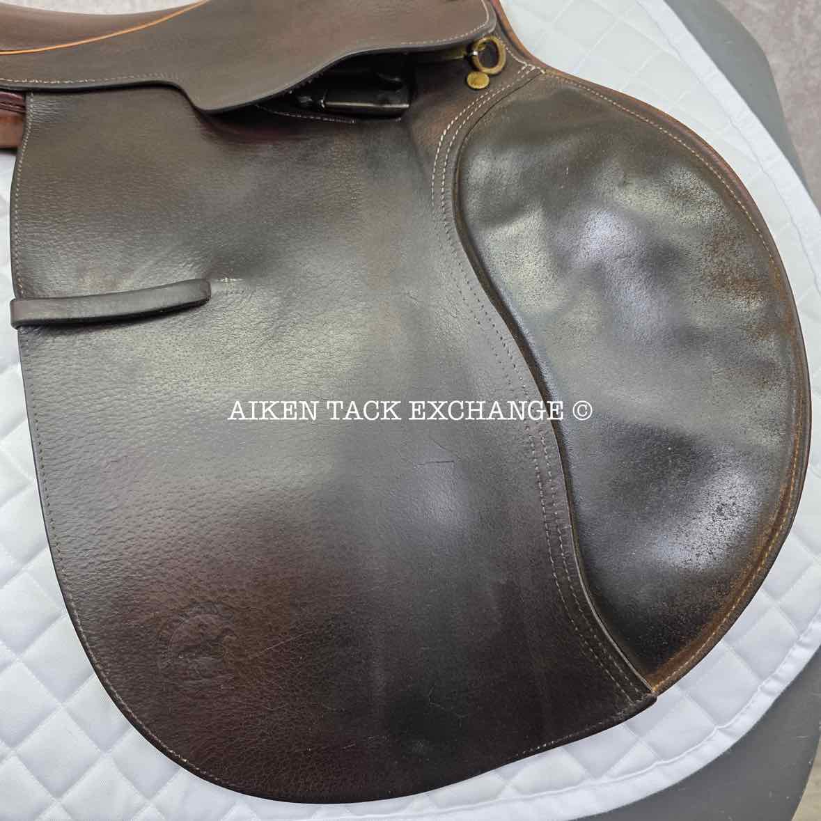 Crosby The Hampton Classic Close Contact Jump Saddle, 17" Seat, Medium Tree, Foam Panels