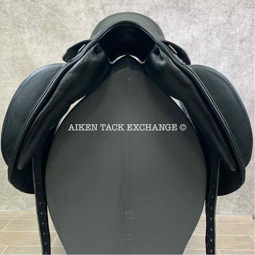 **SOLD** 2016 Prestige Passion K Monoflap Dressage Saddle, 18'" Seat, 34 Tree - Medium Wide, Wool Flocked Panels
