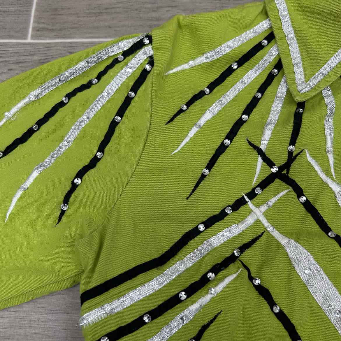 Rod's Long Sleeve Western Show Shirt, Size Medium