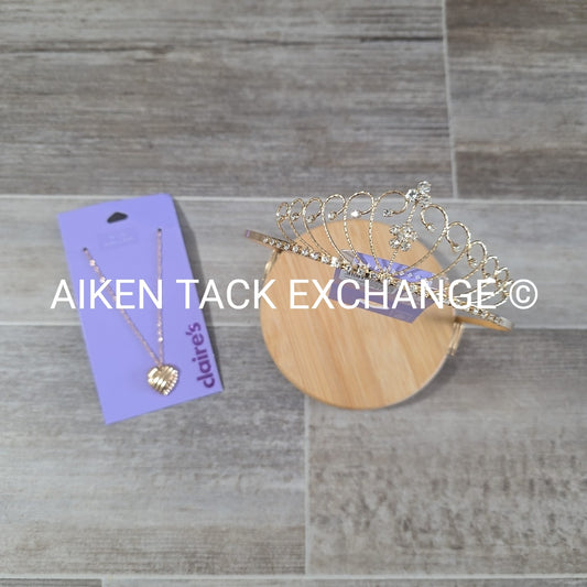 Claire's Tiara + Necklace