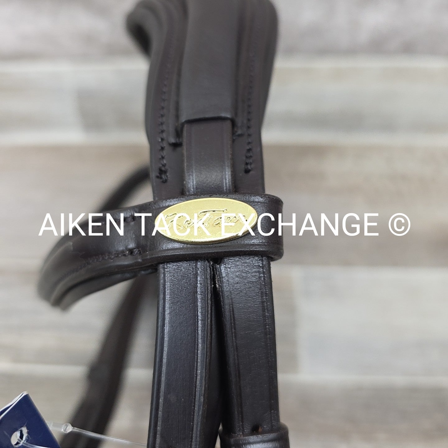 Kentaur Fancy Stitched Flash Bridle with Matching Reins, Brown, Size Full