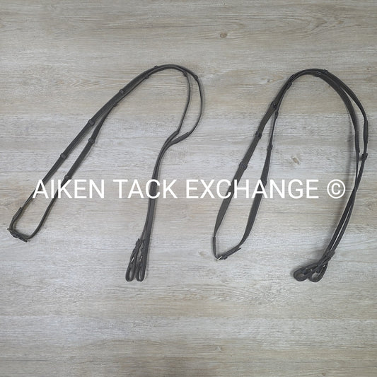 BARGAIN BUNDLE: 2 Pair Rubberized Web Grip Reins, Black