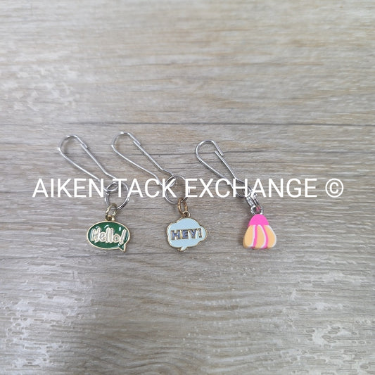 Bridle Charms, Set of 3