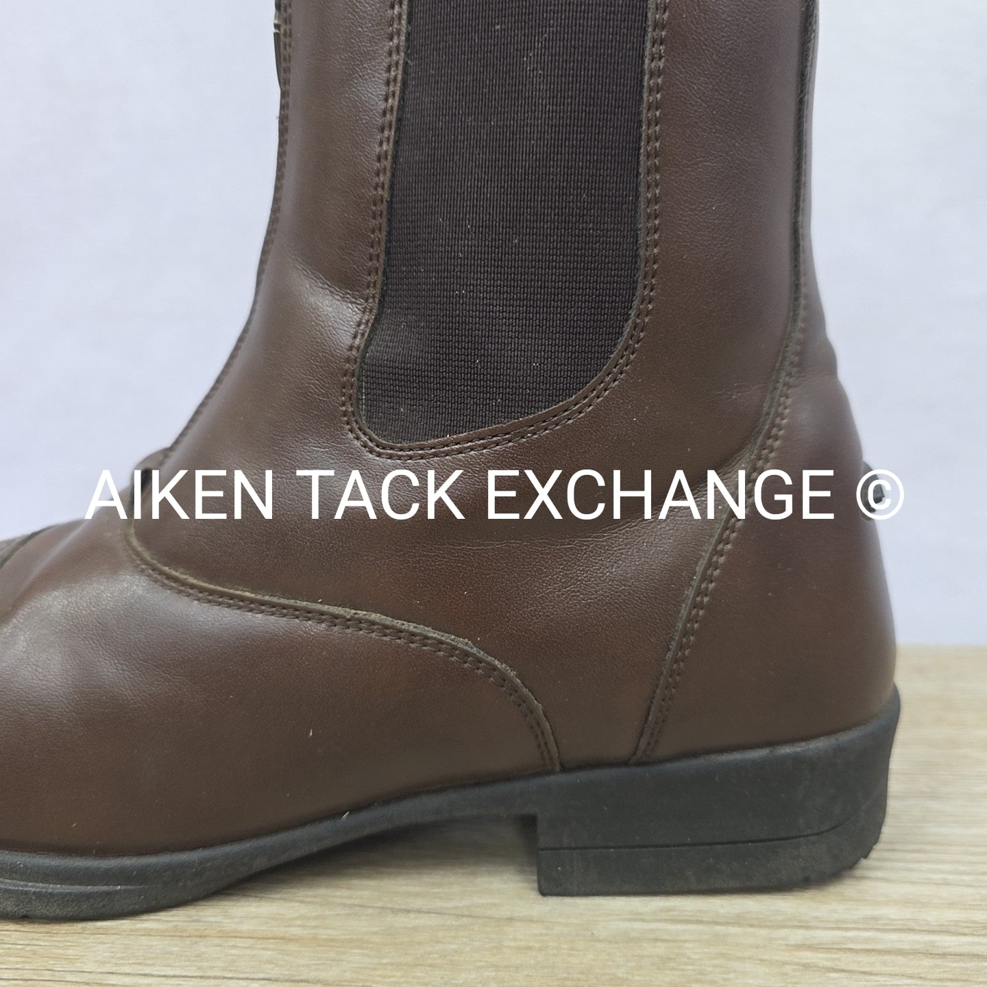 Moretta by Shires Clio Front Zip Paddock Boots, Brown, Size US 11